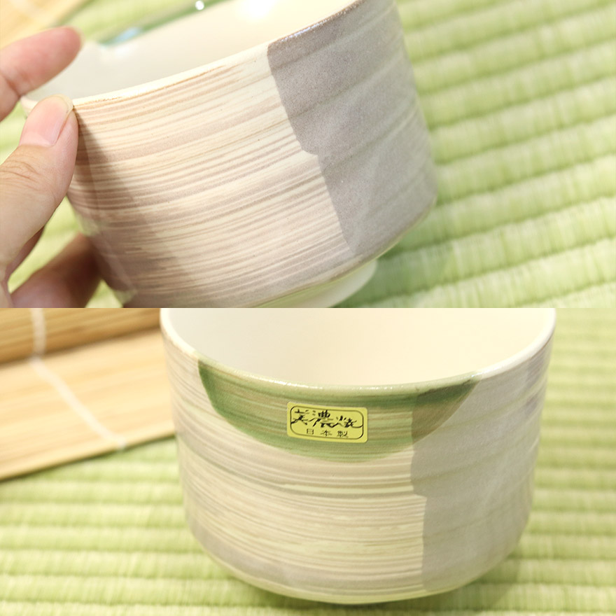 美濃焼 茶道具セット 3点セット 茶筅 百本立 抹茶椀 茶杓 竹 陶器 日本製