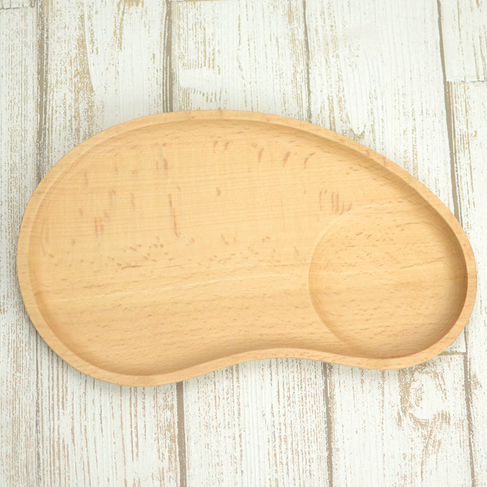 ウッドプレート モーニングプレート ブナの木 木製皿 25.5×15cm｜karinhonpo2951｜03