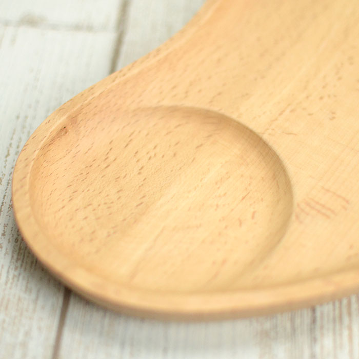 ウッドプレート モーニングプレート ブナの木 木製皿 25.5×15cm｜karinhonpo2951｜05