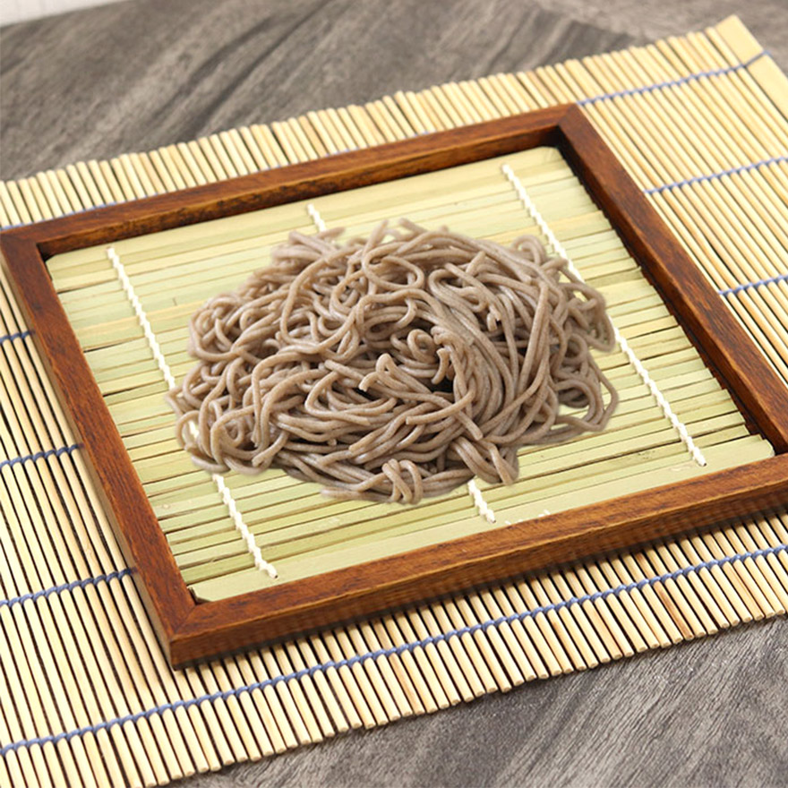 そば皿 角 厚渕 木製 竹すだれ付き 蕎麦皿 お蕎麦 ざるそば ざる蕎麦 うどん 饂飩 ざるうどん そうめん 素麺 お素麺 天ぷら 天麩羅 天婦羅 てんぷら 業務用 和食器 家庭用 おしゃれ 新生活 母の日 お花見