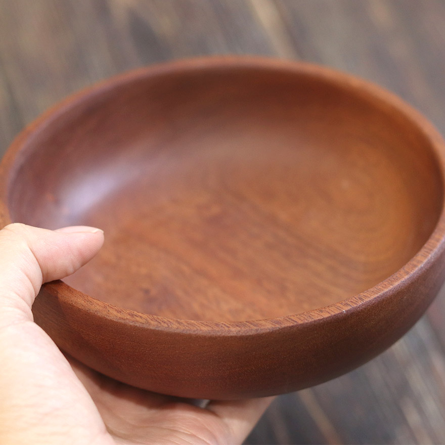 木製 皿 食洗機対応 サペリ ボール 約15cm おしゃれ かわいい アジアン