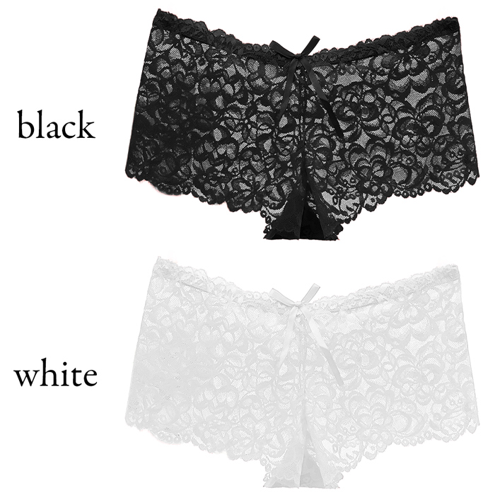 【プチプラ】 総レースのレディースボックスショーツ