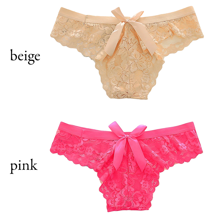【プチプラ】 総レースのレディースブラジリアンショーツ