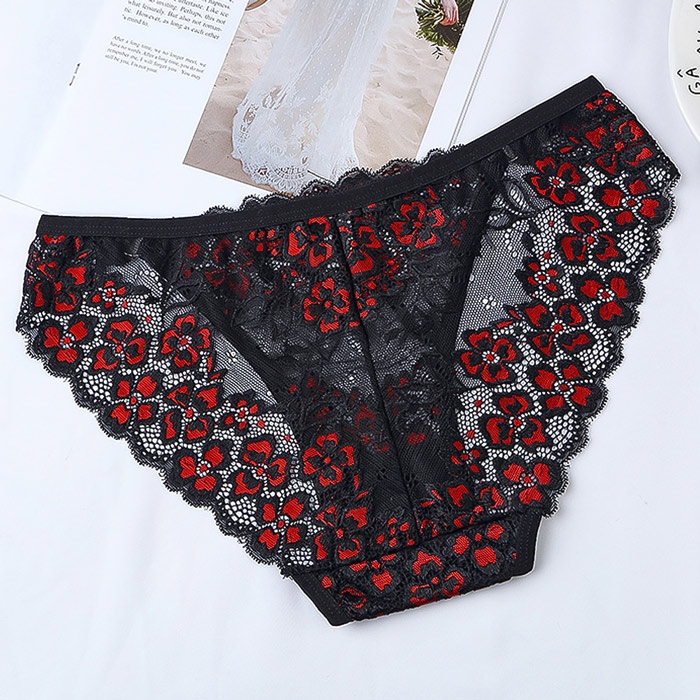 【プチプラ】 総レースのレディースフルバックショーツ