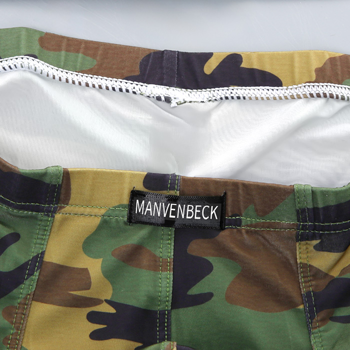 【送料無料】 迷彩柄ローライズメンズボクサーパンツ