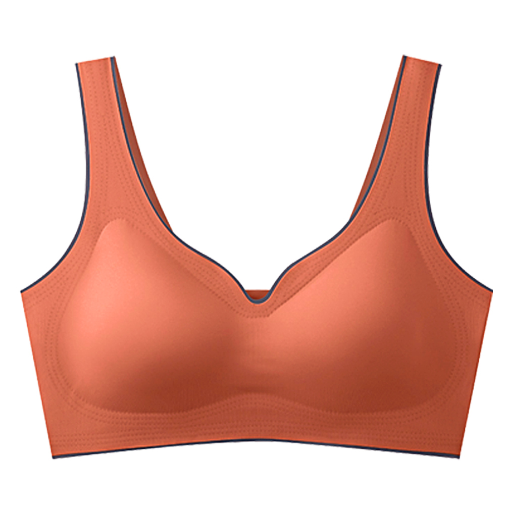 シームレスブラ ノンワイヤー ブラジャー 大きいサイズ ハーフトップ