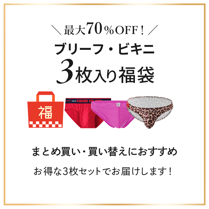 【送料無料】【数量限定福袋】 ブリーフ・ビキニブリーフ