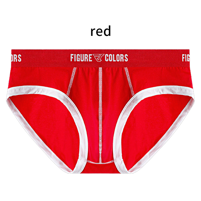 【送料無料】綿95% おしゃれなメンズ前閉じブリーフパンツ