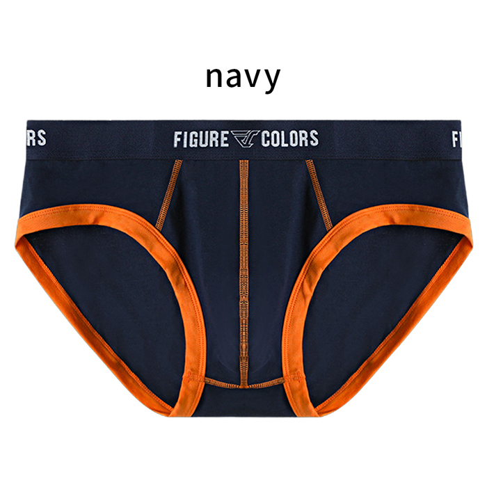 【送料無料】綿95% おしゃれなメンズ前閉じブリーフパンツ