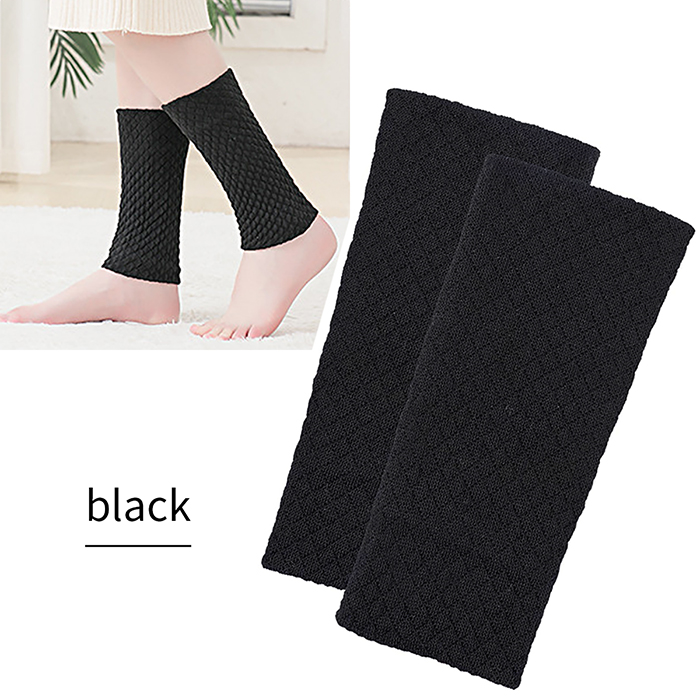 二重編みでしっかり保温！コンパクトなレッグウォーマー