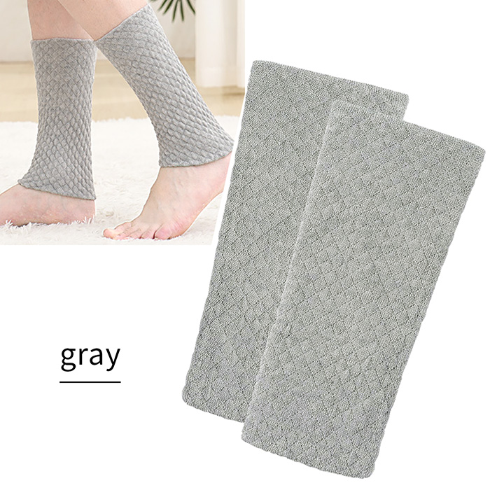 二重編みでしっかり保温！コンパクトなレッグウォーマー