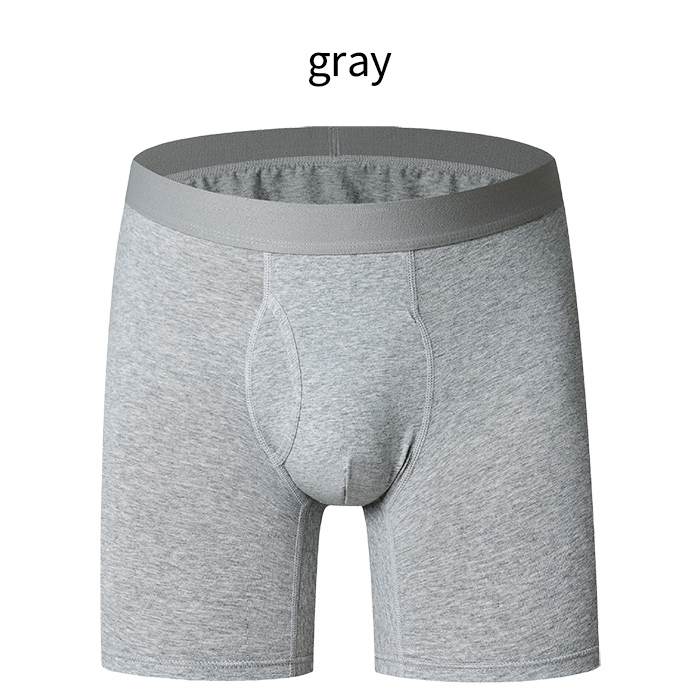 綿95％のやさしい肌ざわり、快適3分丈ボクサーパンツ