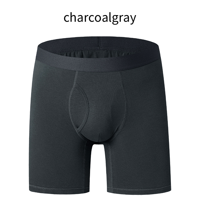 綿95％のやさしい肌ざわり、快適3分丈ボクサーパンツ