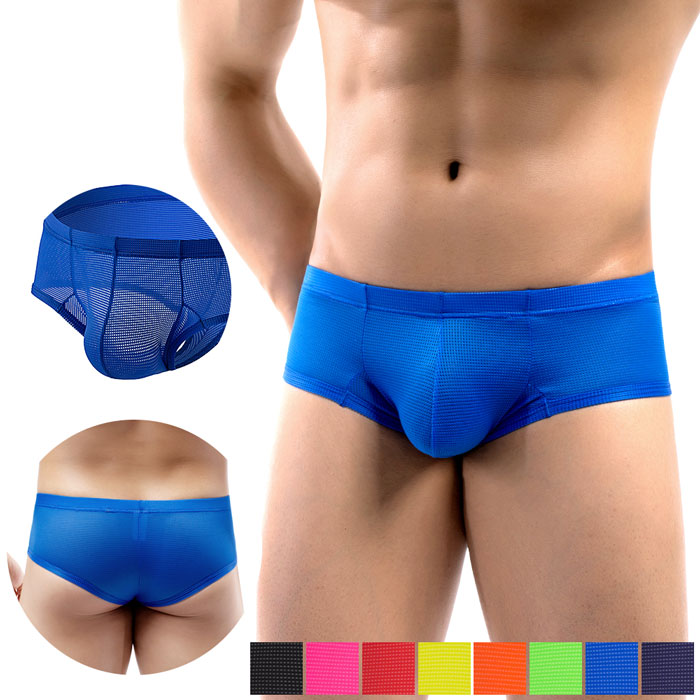 メッシュ素材で快適♪通気性抜群なブラジリアンショーツ