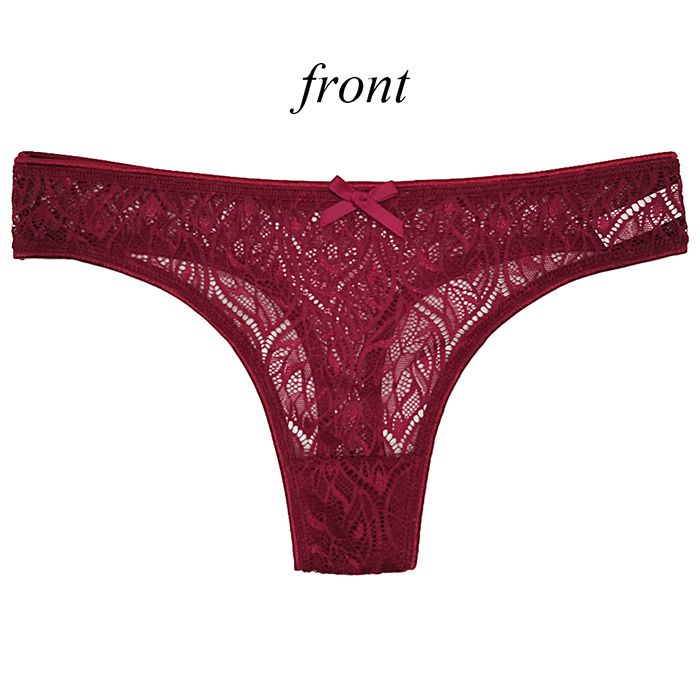 【プチプラ大特価】透ける繊細レースのレディースTバック