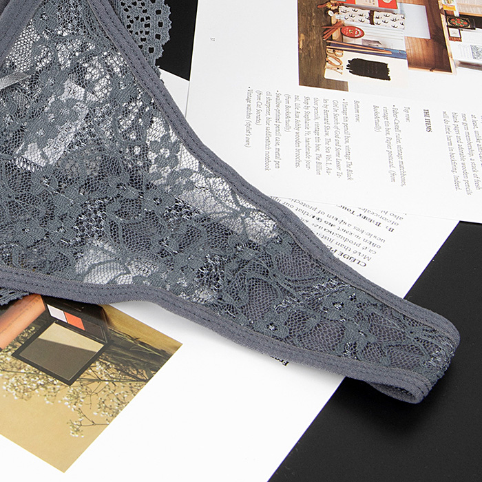 【プチプラ大特価】リング付き 透ける総レースのTバック