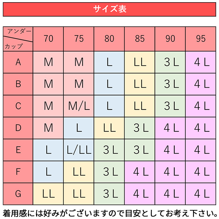 胸の形を整えてスマートに見せてくれる着やせブラ