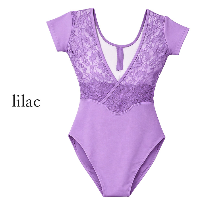 【送料無料】 綿混 大人用半袖バレエレオタード