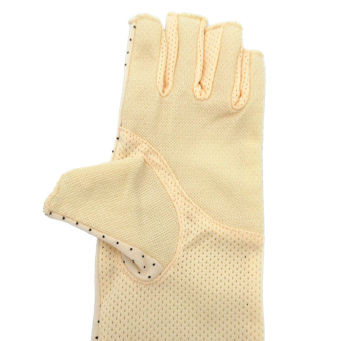 指先なしUVカットロング手袋