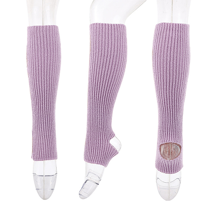 締め付けずに快適フィット リブ編みレッグウォーマー