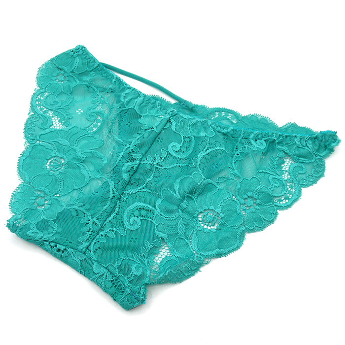 【プチプラ】 アシンメトリー総レース紐パンショーツ