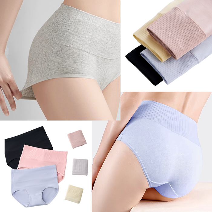 【送料無料】 ハミ肉もすっぽり 綿95%のすっきり腹巻きパンツ