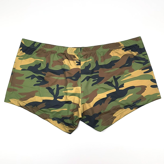 【送料無料】 迷彩柄ローライズメンズボクサーパンツ