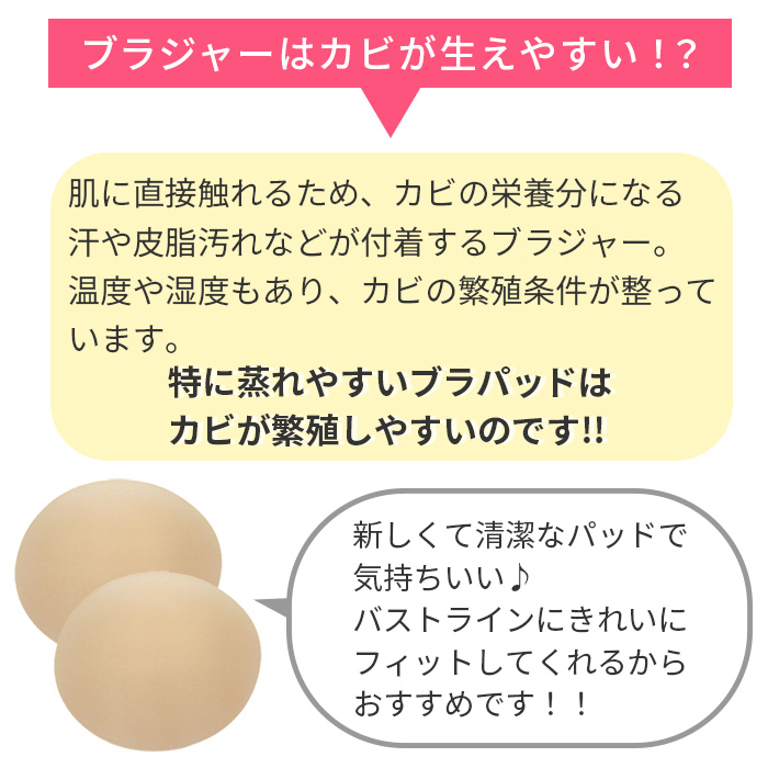 楕円形下厚ブラパッド