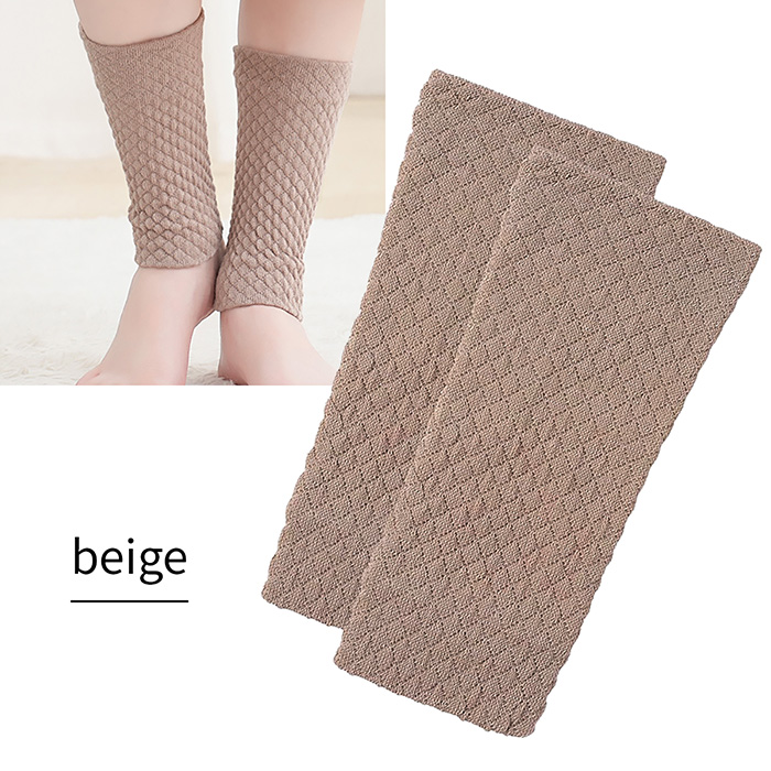 二重編みでしっかり保温!コンパクトなレッグウォーマー