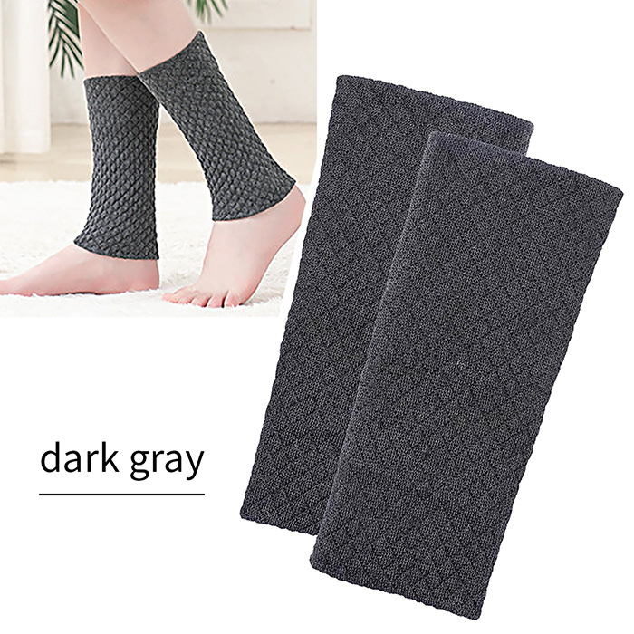 二重編みでしっかり保温!コンパクトなレッグウォーマー