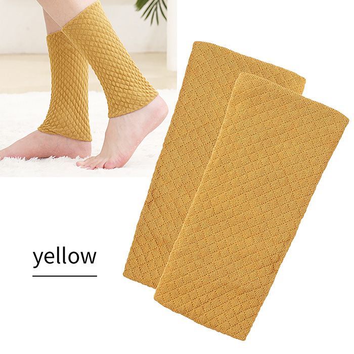 二重編みでしっかり保温!コンパクトなレッグウォーマー