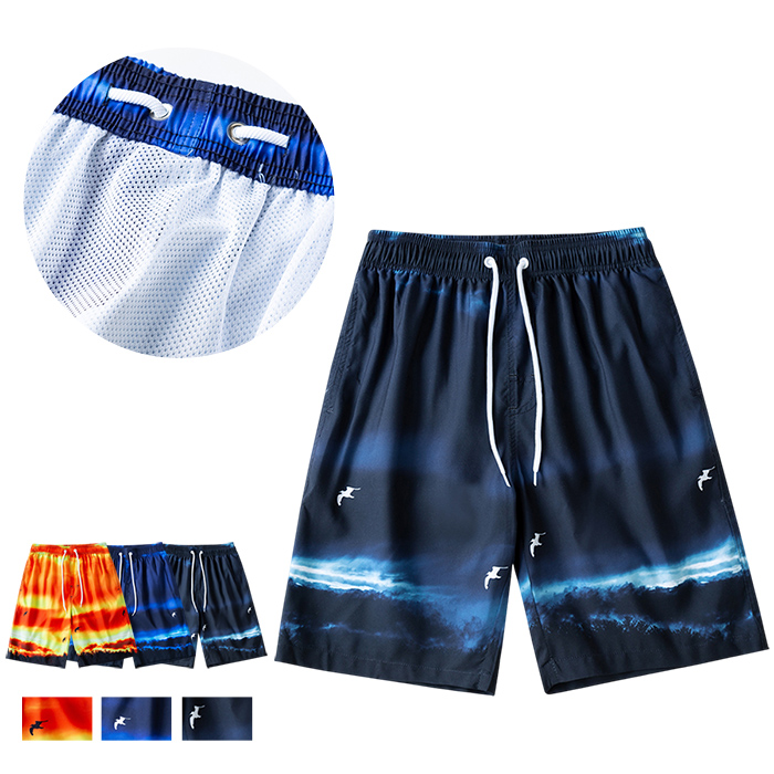 1枚で快適、手ぶらでOK。ポケット3つ＆ウエスト調節で安心の水着