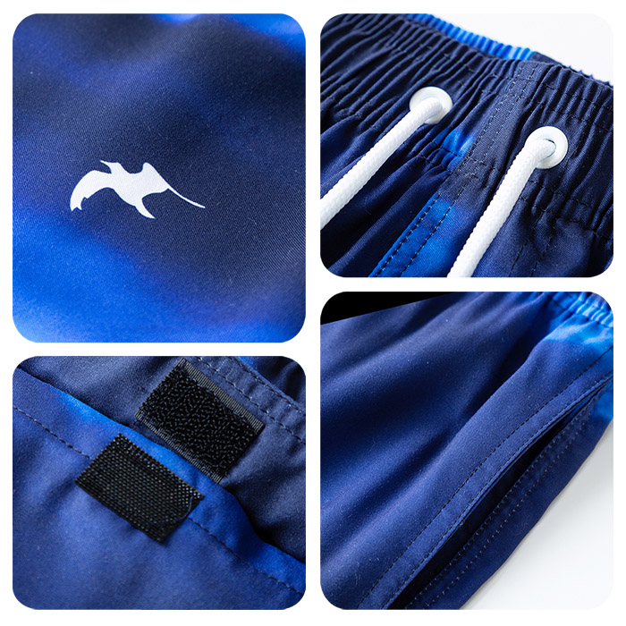 1枚で快適、手ぶらでOK。ポケット3つ＆ウエスト調節で安心の水着