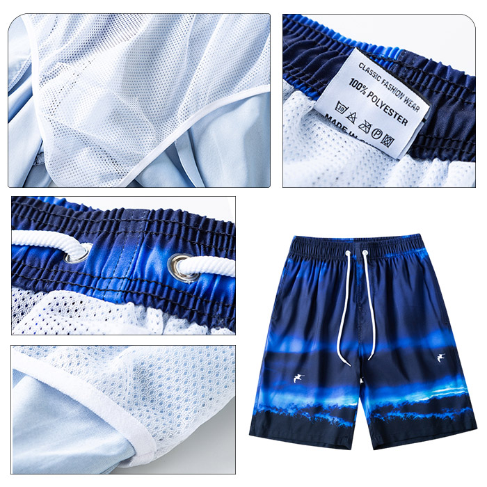 1枚で快適、手ぶらでOK。ポケット3つ＆ウエスト調節で安心の水着