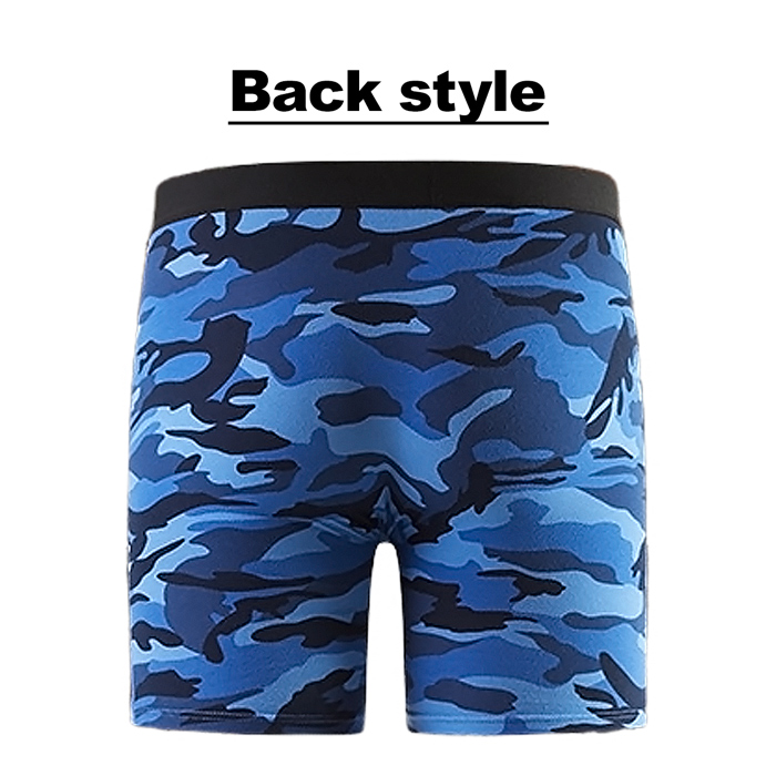 男らしさを引き立たせる 3部丈迷彩柄ボクサーパンツ