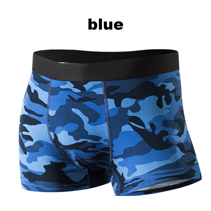 男らしさを引き立てる 迷彩柄ボクサーパンツ