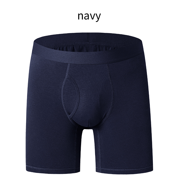 綿95％のやさしい肌ざわり、快適3分丈ボクサーパンツ