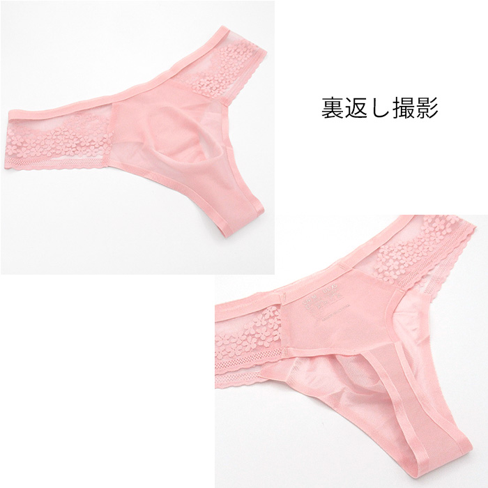 【送料無料】 透けるシアーメッシュのメンズTバック