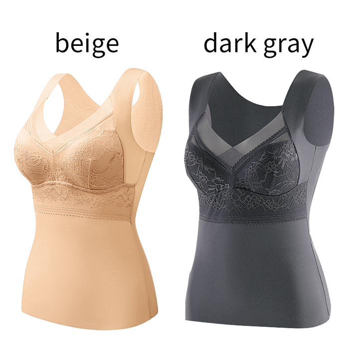 【送料無料】 暖か起毛フリーカットのカップ付きインナー