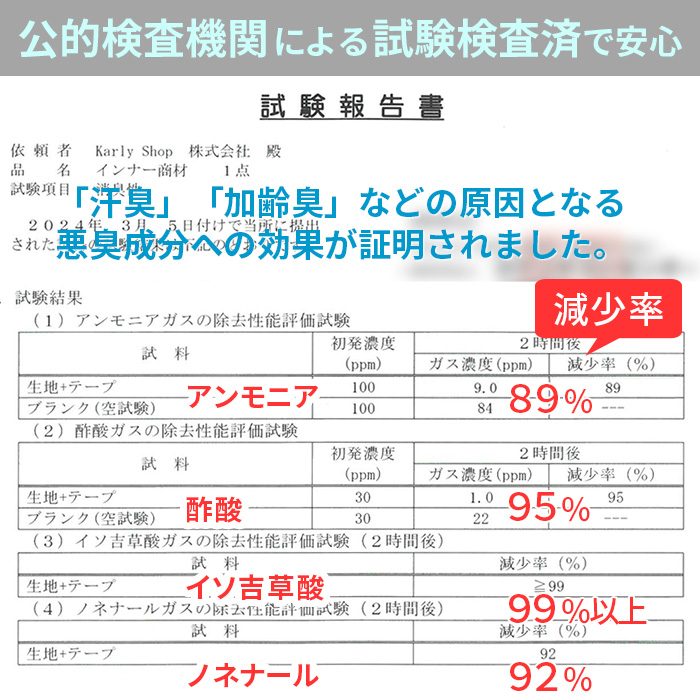 【DEOTOP】消臭テープ付き 快適すぎるブラトップ