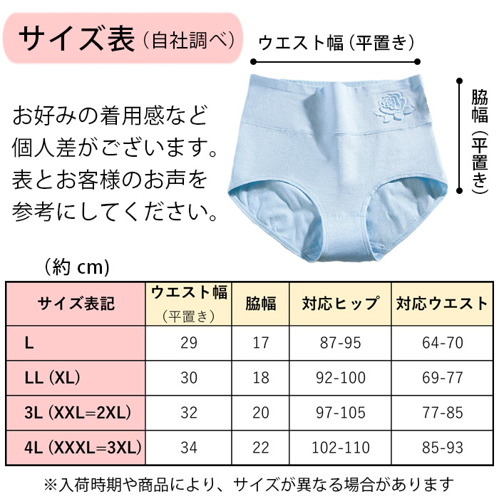 お腹もお尻もすっぽり快適な深履きショーツ