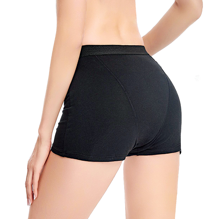 【送料無料】安心の多層構造！ボクサー型吸水サニタリーショーツ