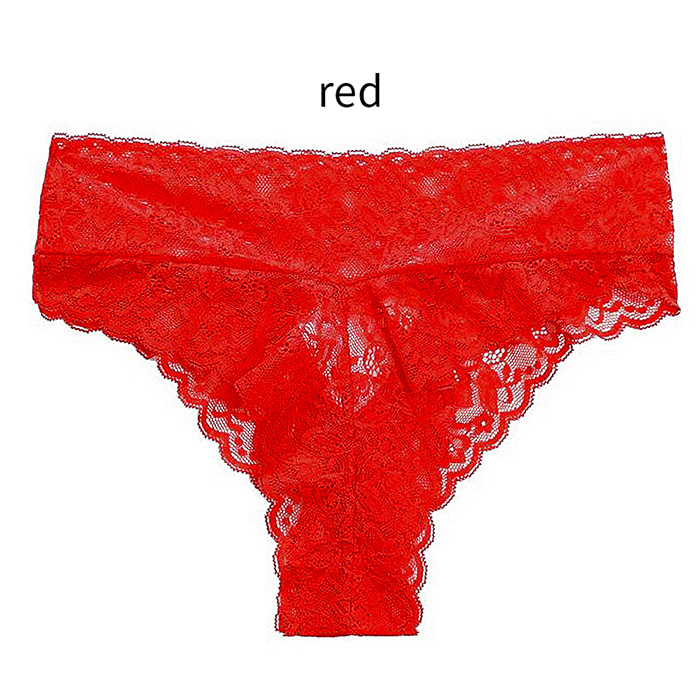 オープンバックデザインがセクシーな総レースTバック