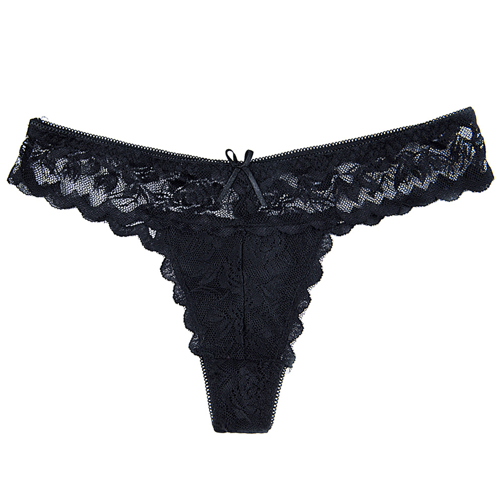 Tバック レディース セクシー ショーツ 総レース 大きいサイズ リボン