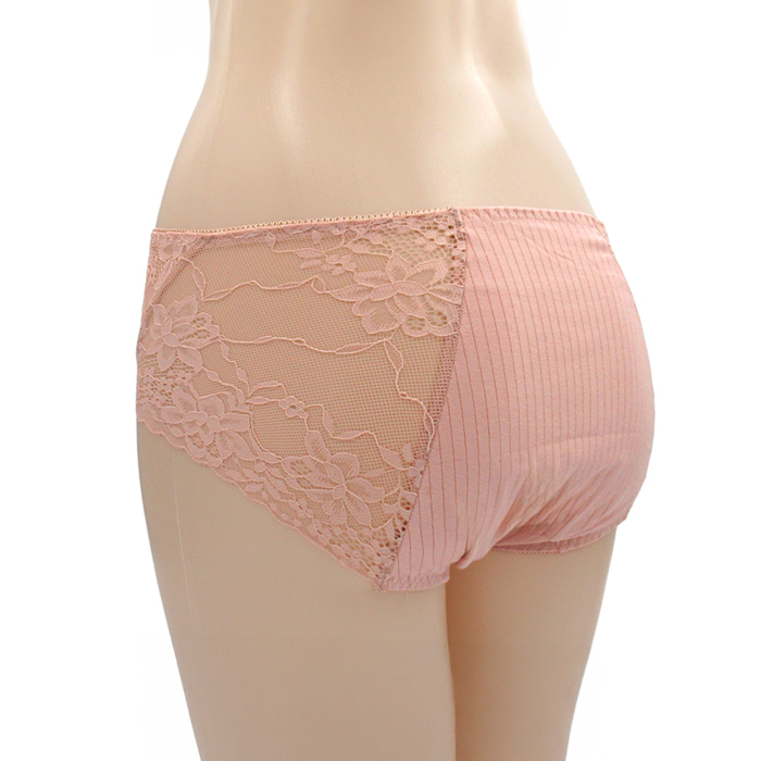 【送料無料】 サイドレースがかわいい 綿のサニタリーショーツ