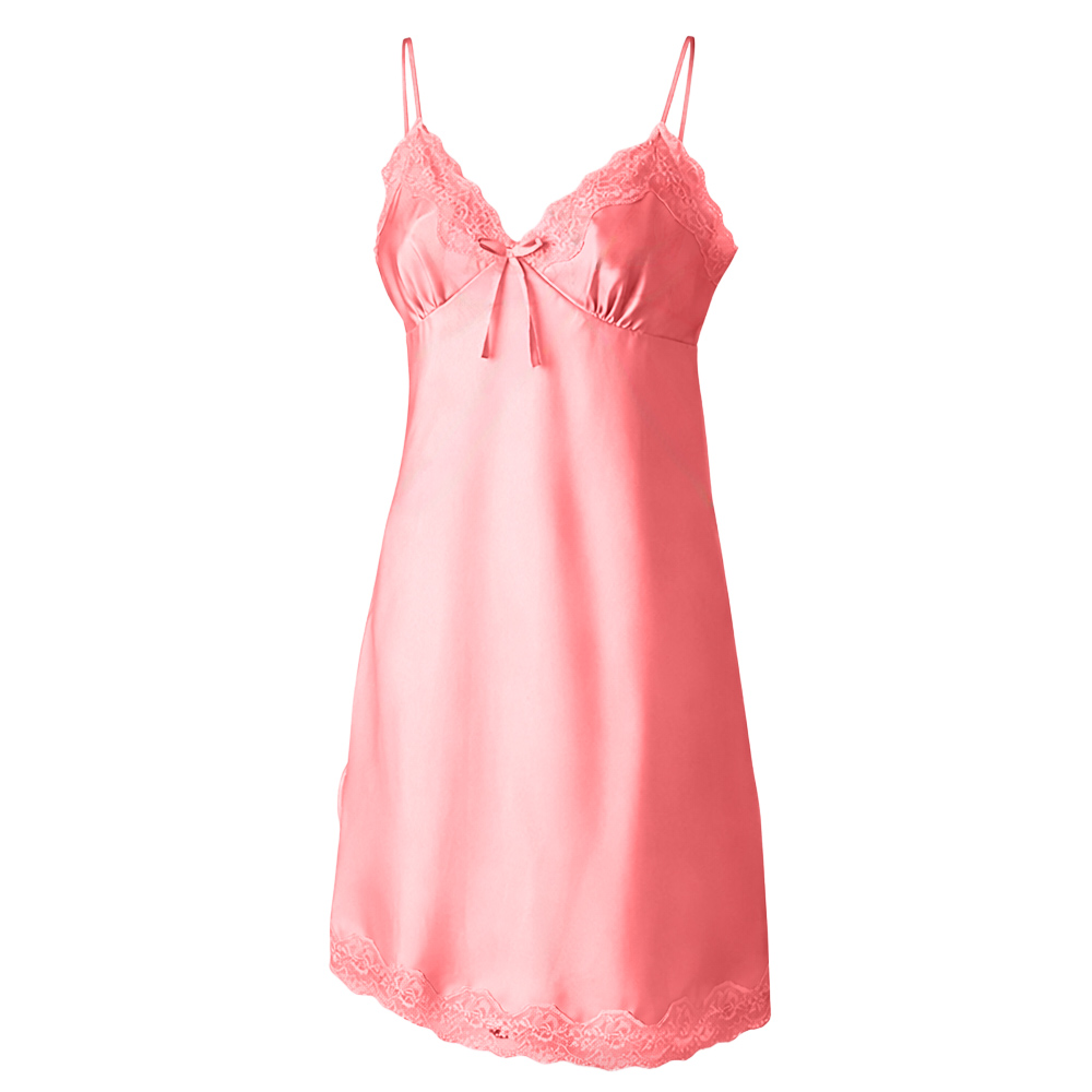 サテンスリップ 透けない セクシー ランジェリー ベビードール 大きい