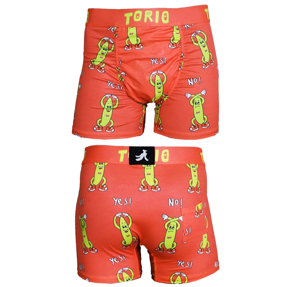TORIO トリオ ボクサーパンツ 新作 コンドームポケット付き メンズ おしゃれ かっこいい下着 ...