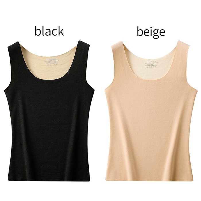 【送料無料】 あったか起毛フェルトのレディースタンクトップ