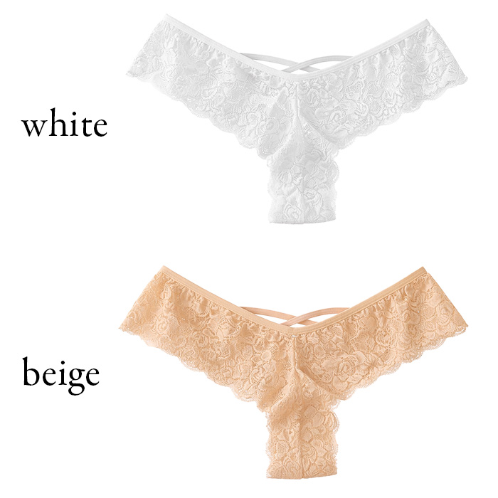 【プチプラ】 総レースのレディースブラジリアンショーツ