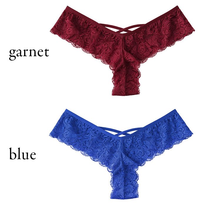 【プチプラ】 総レースのレディースブラジリアンショーツ